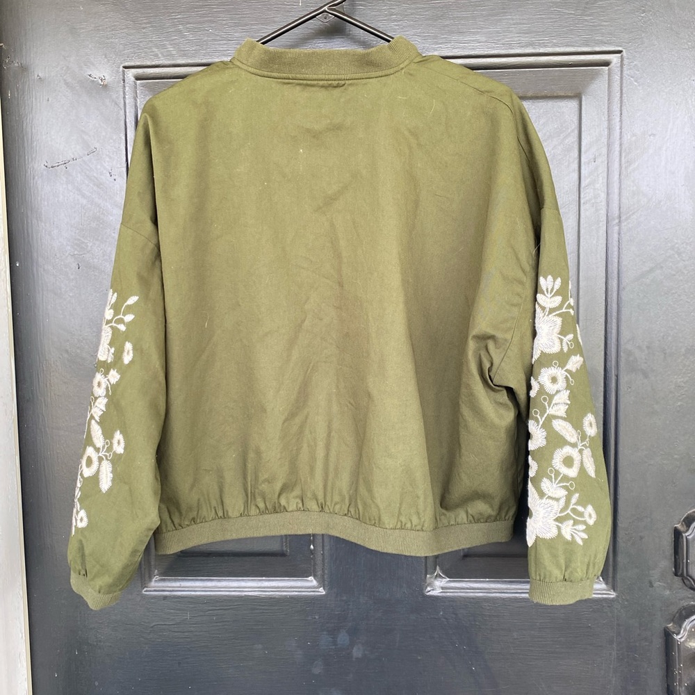 Sage The Label Embroidered Bomber Jacket - image 2